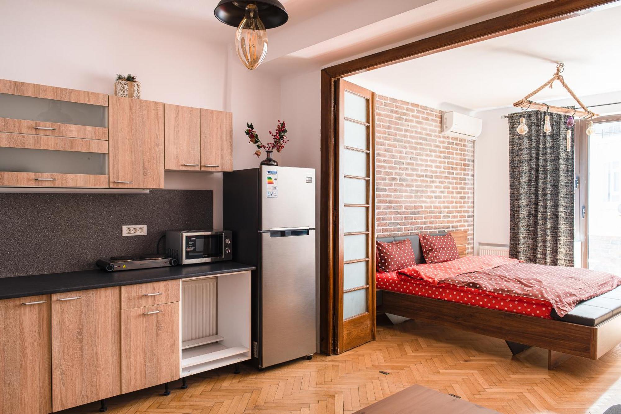 Heart Of Downtown 3 Rooms Apartment Self Check In Bukares Bagian luar foto